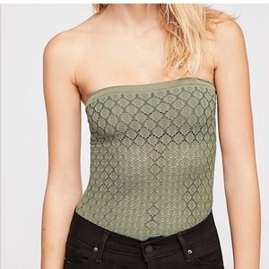 Intimately by Free People Honey Textured Tube Top